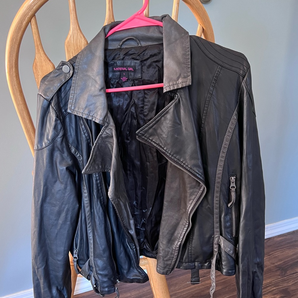 Material Girl faux leather jacket